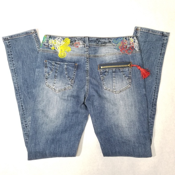 desigual skinny jeans